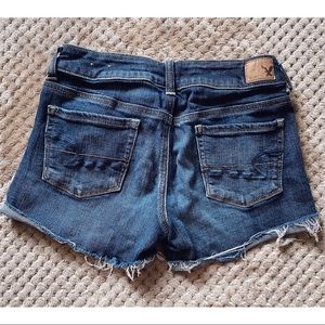 Dark Wash American Eagle Denim Shorts